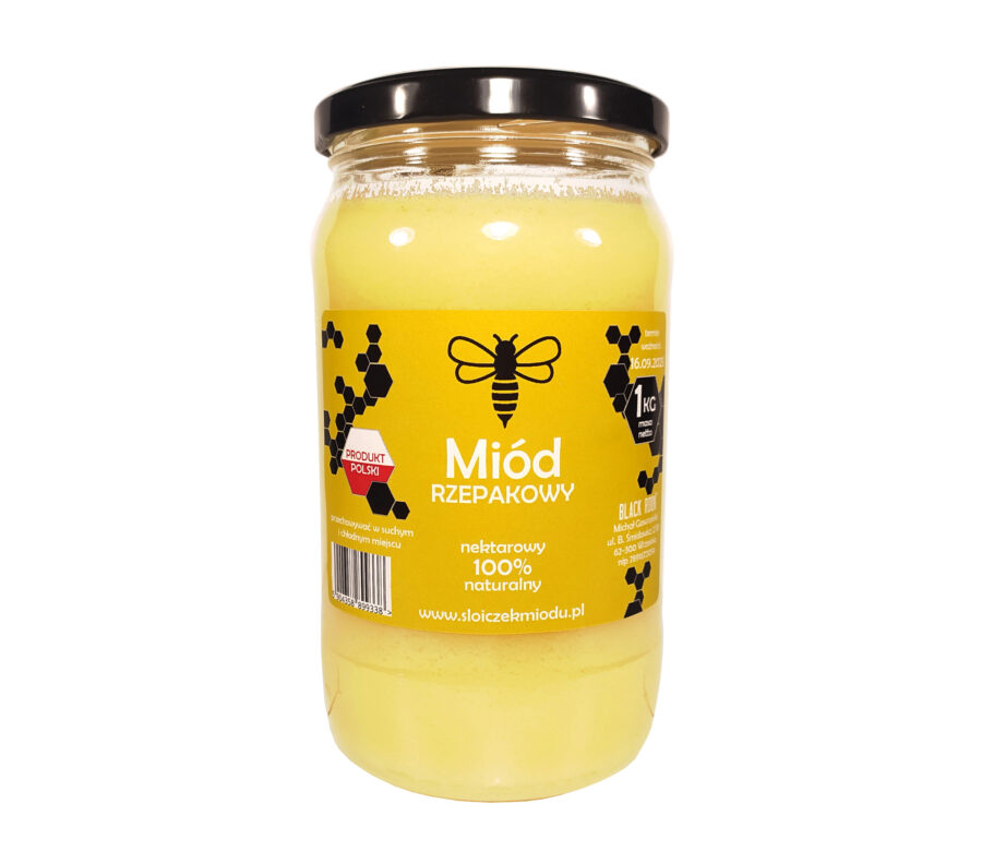 Miód Rzepakowy 1 kg