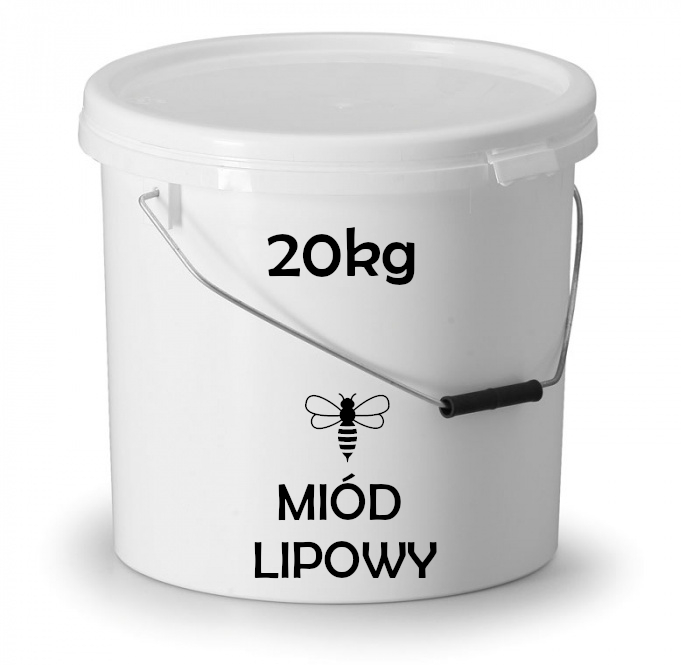 Miód Lipowy Wiadro 20 kg