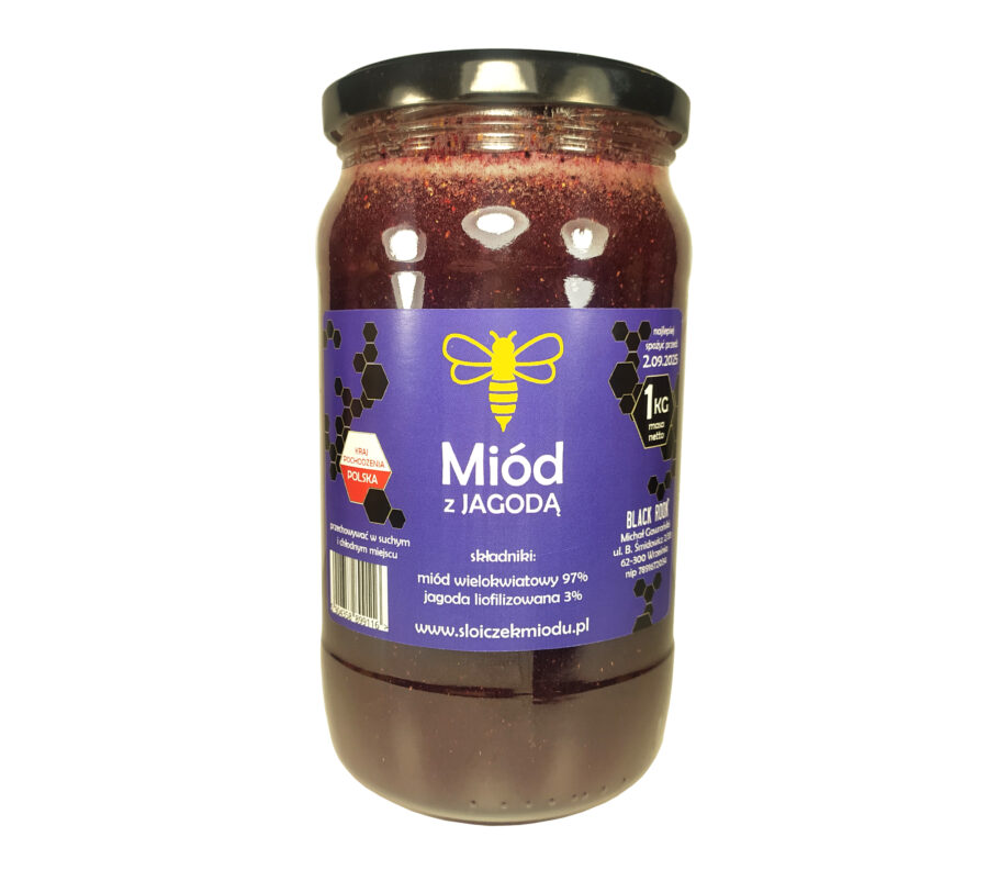 Miód z Jagodą 1 kg
