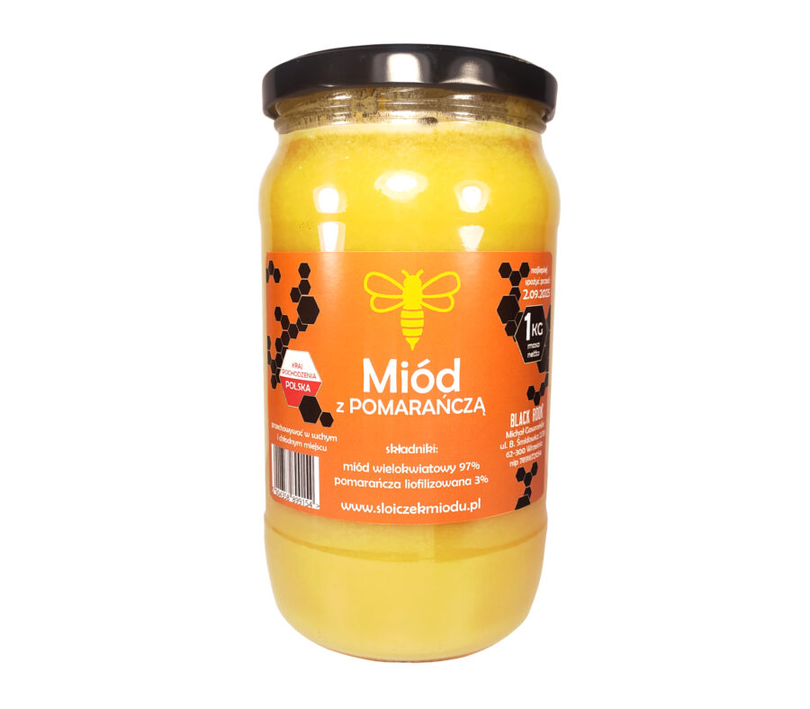 Miód z Pomarańczą 1 kg