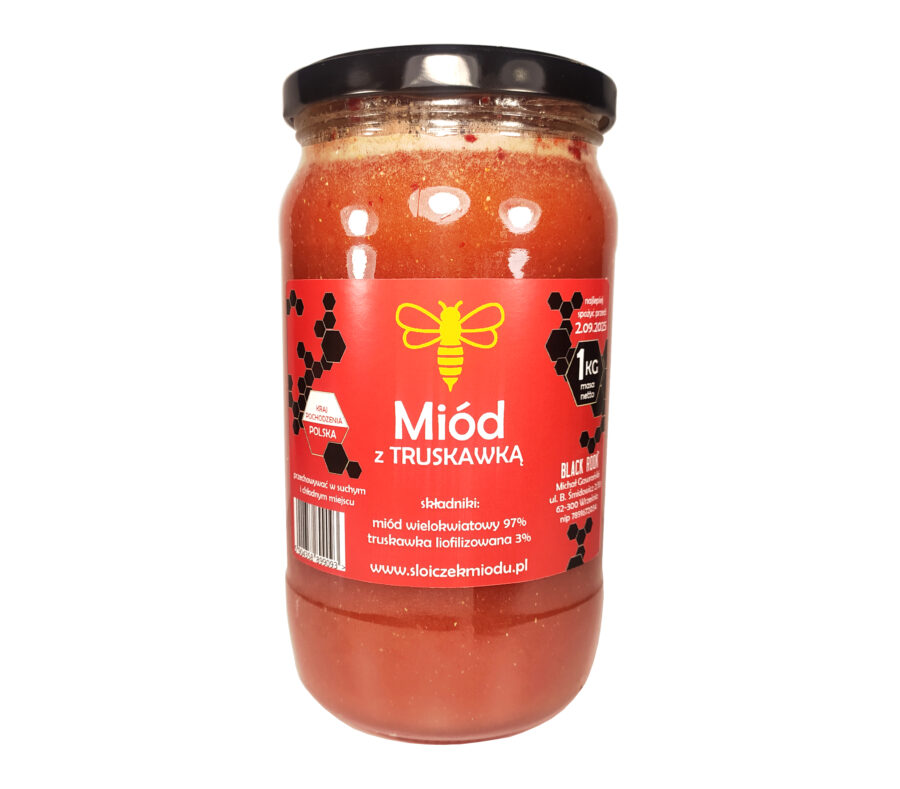 Miód z Truskawką 1 kg