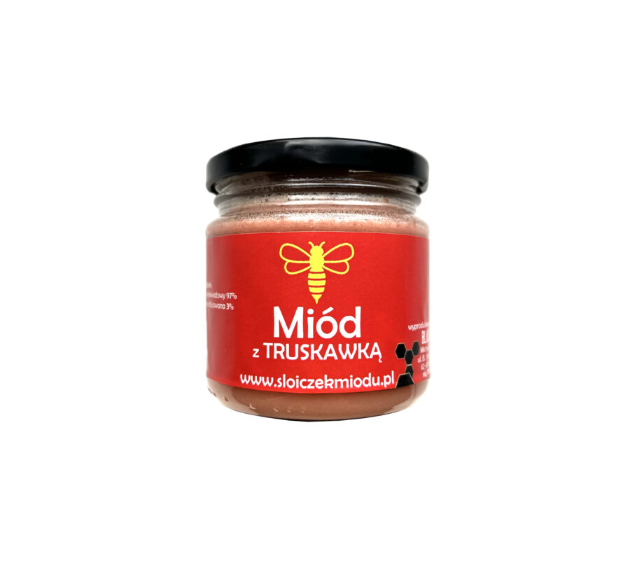 Miód z Truskawką 250g