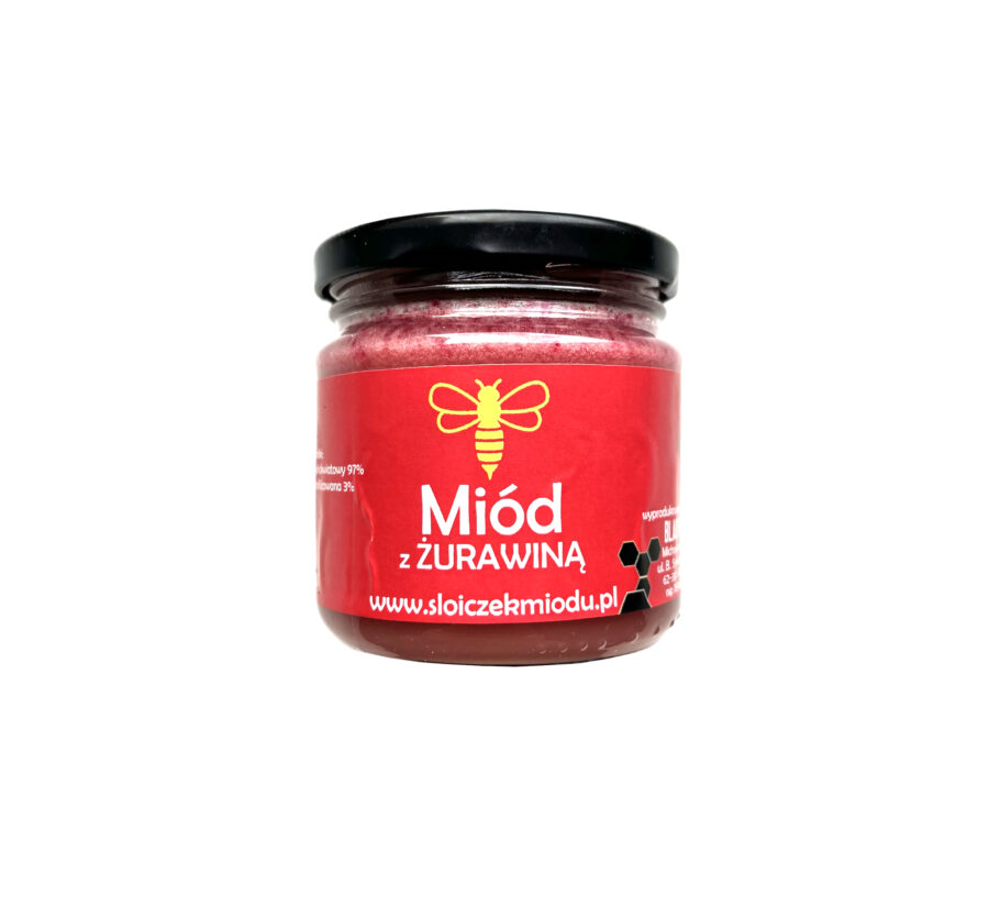 Miód z Żurawiną 250g